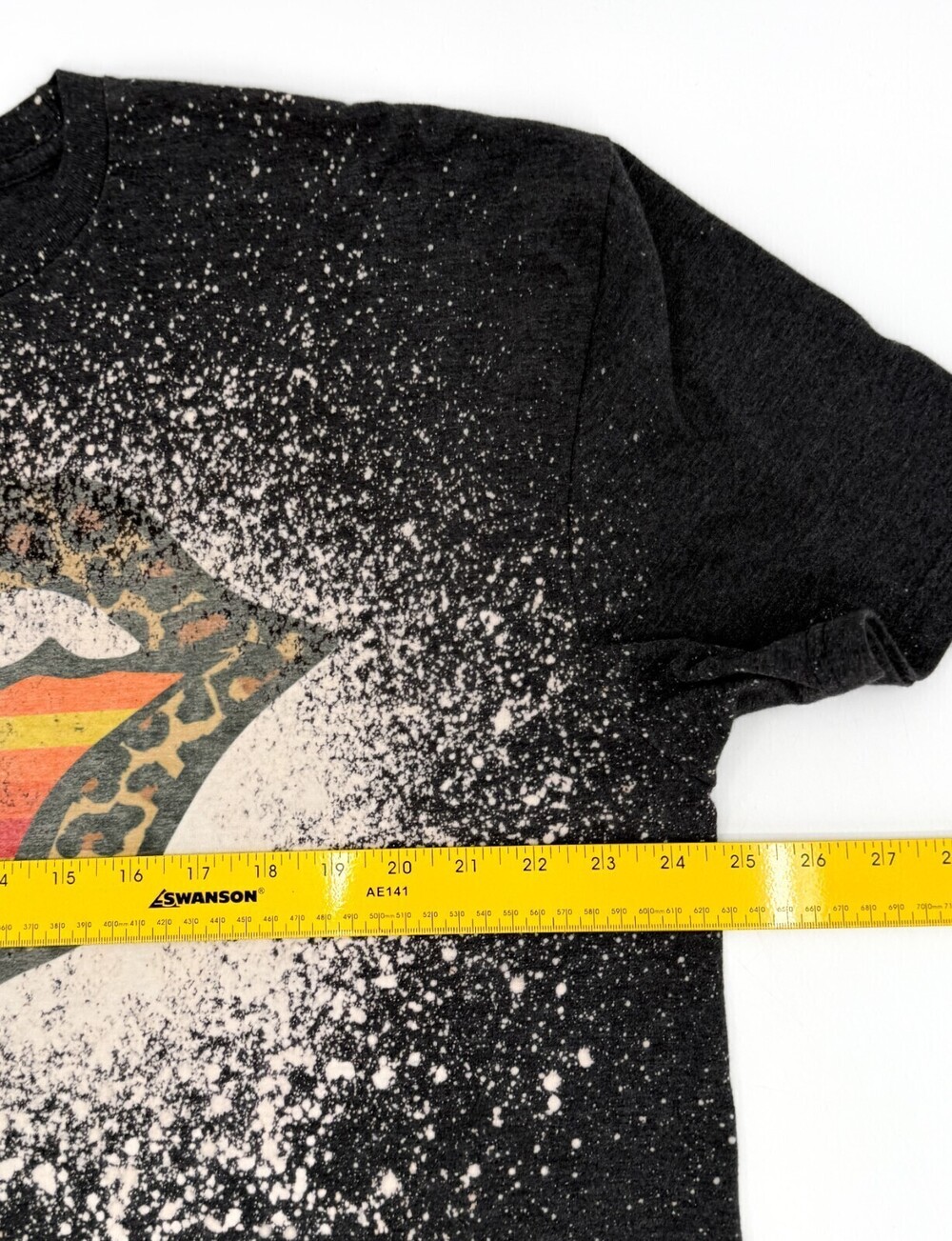 Baseball Rock Tongue Shirt Womens 2XL XXL Gray Graphic Print Baseball 80s rock - Picture 14 of 14